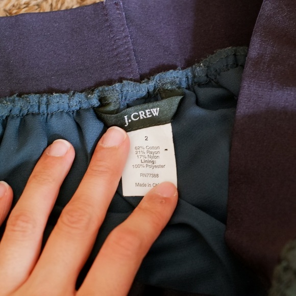 J. Crew Wool Felt Mini Skirt Scottish Plaid - Picture 3 of 7